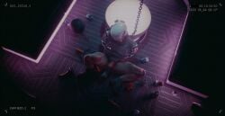 3d 3d_model 3d_render anal_insertion anal_toy ball_and_chain camera camera_pov camera_view canine_dildo caught caught_in_the_act caught_naked cd_projekt_red cgi chained chains crime_scene cyberpunk cyberpunk_2077 floor gay gay_male male male/male male_only muscles nudity on_the_floor pantless private_room security_camera soda_can souperman strip_club surveillance trauma_team