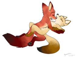 canine closed_eyes disney duo fox mammal mysterious_mew nick_wilde open_mouth pawpads red_fox sex skye_(zootopia) zootopia