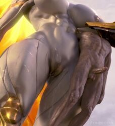 1boy 1girls 3d animated blender blender_(software) blender_eevee bodily_fluids breasts breedable_hips cum cum_inside dota_2 dzooworks female giantess glowing_eyes goddess highres larger_female long_hair long_video longer_than_one_minute male massive_thighs metallic_body mini_giantess muscular muscular_female muscular_male outside pussy self_upload sex size_difference smaller_male sound sunlight tagme tall_female taller_female vaginal_penetration valora_the_dawnbreaker valve video video_games watermark
