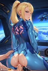 samus aran from metroid by rule34lab