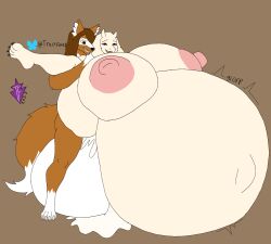 2025 anthro areola balls belly belly_expansion big_balls big_belly big_breasts big_nipples bodily_fluids bovid breasts canid canine caprine cross_fates cum cum_inside duo expansion female fox full_nelson generation_4_pokemon genital_fluids genitals goat hi_res huge_balls huge_belly huge_breasts huge_nipples hybrid hyper hyper_balls hyper_belly hyper_breasts hyper_genitalia hyper_inflation inflation lucario male male/female mammal nintendo nipples onomatopoeia pokemon pokemon_(species) smile sound_effects text toriel truly_fates_(artist) undertale_(series)
