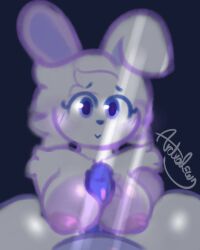 1boy 1girls anthro anthro_on_anthro artifyber artxol boobjob breasts bunny bunny_ears bunny_girl character_request mammal multicolored_body nipples paizuri penis pink_body pink_fur pov signature smile titjob two-tone_body white_body white_fur