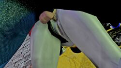 3d anal_sex animated anus ass_focus high_contrast high_resolution leotard_aside looping_animation male/female marvel penis_in_anus raven_(dc) sfm sfmspideyfan source_filmmaker spider-man