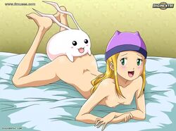 baby baby_digimon blush digihentai digimon digimon_(species) digimon_frontier digiphilia human izumi_orimoto nipples tokomon zoe_orimoto