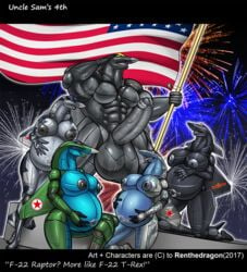 1boy 2017 4girls 4th_of_july abs aeromorph aircraft airplane american_flag balls barely_visible_genitalia belly big_balls big_belly big_penis breasts english_text erect_nipples erection f-22 female fireworks flag group harem heart holding_object huge_balls huge_breasts huge_cock humanoid j-20 jet kneeling living_aircraft living_machine machine male mig-29 muscular muscular_male nipples nude original partially_retracted_foreskin pecs penis pregnant pussy renthedragon salute samuel_(renthedragon) standing su-27 su-57 text thick_thighs uncut voluptuous wide_hips