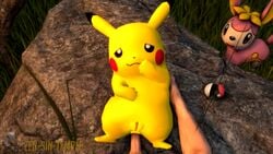 3d anal anal_penetration anal_sex animal_genitalia animated deerling feral human nintendo no_sound pikachu pokemon pokemon_(species) pokephilia source_filmmaker tagme video zensintemple