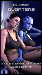 3d 3d_(artwork) ashley_williams ayatollaofrock big_breasts breasts liara_t'soni mass_effect yuri