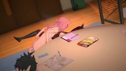 1girls 2boys 3d alternate_version_at_source animated asleep astolfo_(fate) big_breasts bouncing_breasts breasts breasts_out censored cum cum_in_pussy cum_inside cum_on_body cum_on_clothes cumshot fate/apocrypha fate/grand_order fate/stay_night fate_(series) female femboy femboy_on_female fujimaru_ritsuka_(male) ishtar_(fate) jiggling_breasts koikatsu large_breasts light-skinned_female light-skinned_male light_skin male missionary_position mosaic_censoring multiple_males nude nude_male penis pillow plap_(sound) pussy rape raped raped_by_femboy shirt_lift sleep_molestation sleep_sex sleeping sound stealth_sex tissue tohsaka_rin toushin twintails used_tissue vaginal_penetration video