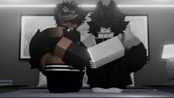 2boys 2male 2males 3d ass big_ass big_butt color femboy feminine feminine_boy furry gay high_resolution image male male_only oc roblox roblox_avatar robloxian source_request tagme tochadobrytsz