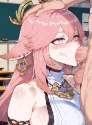 yae miko from genshin impact by boobaai