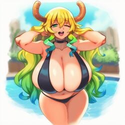 lucoa from kobayashi-san chi no maidragon by mrmilkers