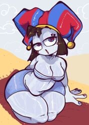 pomni from glitch productions by moonrainum