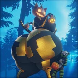 3d 3d_(artwork) ass ass_focus big_ass big_breasts bigger_female breasts cat_ears cat_tail ctgiantess female fortnite fortnite:_battle_royale giantess halloween hard_nipples hi_res hips huge_ass huge_breasts huge_butt huge_thighs hyper hyper_ass large_female mini_giantess nipples pumpkin size_difference spice_(fortnite) spooky_team_leader thick_thighs tight_clothing wide_hips