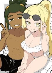 hau (pokemon) from game freak by hitorikanawo
