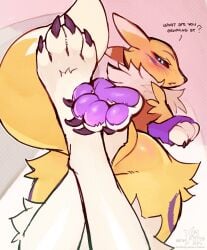 renamon from digimon by mikosi