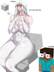 ghast (minecraft) from minecraft by norviainwza