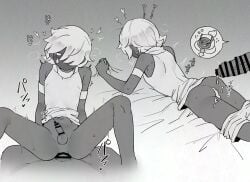after_sex age_difference anal anal_sex anon anus big_penis censor_bar censored cum cum_in_ass cute femboy gay mask masked pov size_difference sky:_children_of_the_light sky_children_of_the_light sky_cotl skykid small_penis twink yaoi