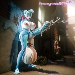3d_(artwork) absurd_res alley animal_genitalia animal_penis animatronic anonymousfm anthro areola ball_stretcher balls big_balls big_breasts big_penis blue_body bodily_fluids breasts canid canine cum digital_media_(artwork) equine_genitalia equine_penis erection five_nights_at_freddy's five_nights_at_freddy's_2 five_nights_at_freddy's_world fox futanari genital_fluids genitals green_eyes hair herm hi_res huge_balls huge_breasts huge_cock hyper hyper_genitalia hyper_penis intersex lagomorph leporid lolbit_(fnaf) machine male mammal masturbation nipples nude open_mouth orange_body orgasm_face penis public public_erection public_masturbation public_nudity rabbit robot scottgames size_difference smile teeth thick_thighs toy_bonnie_(fnaf) toy_bonnie_(psychojohn2) white_body