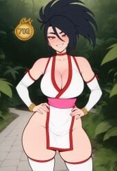 ai_generated akali big_breasts bounty confident jungle kunoichi league_of_legends sexy sexy_body sexy_clothing summoners_rift thick_thighs