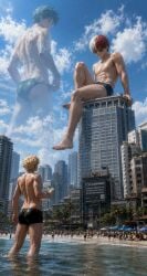 2026 abs ai_generated ass ass_focus atmosphere atmospheric atmospheric_perspective aviator_sunglasses bakugou_katsuki beach beach_background billboard brazil bubble_butt bubble_butt_(male) chatgpt city city_background cityscape crowd crowd_watching crowded drinking drinking_alcohol drinking_glass elmyr extreme_size_difference far_away feet gay giant giant_male giants giga_giant gpt-image_2 in_the_horizon izuku_midoriya katsuki_bakugou leaning_back ltx2.3 macro macro_male male_ass male_ass_focus male_butt midoriya_izuku muscular_ass my_hero_academia novelai ocean palm_tree penthouse pulling_on_clothes pulling_on_speedo pulling_on_thong reflective_skin sand shouto_todoroki sitting_on_building size_disparity size_fetish size_kink size_tiering skyscraper speedo speedo_only tagme tight_clothes tight_clothing todoroki_shouto twitter video visible_ass watching_from_afar waves wet wet_clothing wet_skin yaoi