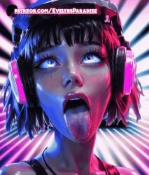 ahe_gao ai_generated animated blue_eyes hair lighting mommy_evelyn pretty_face vr_headset