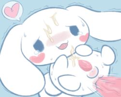 anal balls blush cinnamon_(cinnamoroll) cinnamoroll cinnamoroll_(series) cum driosawm fluffy_fluffy_cinnamoroll heart male penis sanrio tagme tapering_penis yaoi