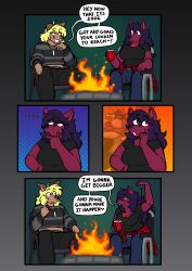 2023 animal_genitalia animal_penis anthro areola ass balls belgian_tervuren beverage big_areola big_balls big_breasts big_butt big_penis blush bodily_fluids bottomwear breasts campfire canid canine canine_genitalia canine_penis canis clothing comic commander_(commanderthings) commanderthings crop_top curvy_figure dated denim denim_bottomwear denim_clothing dialogue digital_drawing_(artwork) digital_media_(artwork) dripping duo english_text equine_balls equine_genitalia equine_penis flannel floppy_ears flustered fox from_behind_position genital_fluids genital_raphe genitals grabbing_from_behind grinding gynomorph gynomorph/gynomorph heart_symbol hi_res horn hug huge_balls huge_cock hugging_another hugging_from_behind hyper hyper_balls hyper_genitalia hyper_penis intersex intersex/intersex jeans jewelry mammal mattie_(meanmetal) medial_ring mismatched_animal_penis mismatched_genitalia mismatched_penis nipples nude pants penis penis_poking_out precum precum_drip raphe_(anatomy) scrotal_raphe sex shirt shocked slightly_chubby smug speech_bubble sweater text thick_thighs thinking topwear vein veiny_penis voluptuous wolf