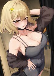 anis (nikke) from goddess of victory: nikke by small chair (xiaosaiyi33818)