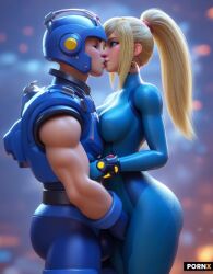 ai_generated artist_request kissing mega_man n_1611 poor_quality samus_aran