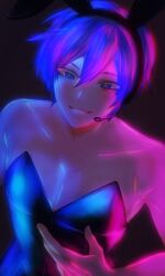 720p digital_media_(artwork) ibispaintx kaito kaito_(vocaloid) not_porn over_480p pizzabye simple_background simple_coloring simple_shading unfinished vocaloid vocaloid_3 vocaloid_4 wip work_in_progress