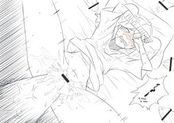 artist_request blush boruto:_naruto_next_generations cum ejaculation female line_art male monochrome naruto penetration penis sex spread_legs suzumeno_namida unseen_male_face vaginal_penetration wet