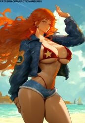 ai_generated erotic_nansensu female female_only nami_(one_piece) one_piece