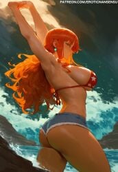 ai_generated erotic_nansensu female female_only nami_(one_piece) one_piece