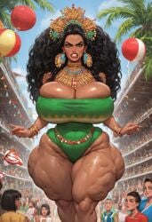 ai_generated big_ass big_breasts big_butt brazilian cellulite gwee huge_ass huge_breasts large_ass large_breasts latina samba venus_body