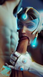 1boy 3d dark-skinned_female dark_skin erection fellatio female indian indian_female male oral oral_sex overwatch penis symmetra zis2nsfw