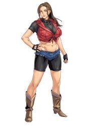 claire_redfield hotpants mature milf ponytail resident_evil resident_evil_2 shorts