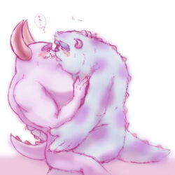 2boys comic disney doujinshi gay japanese johnny_worthington_iii kissing male male_only monster monsters_inc muscular pixar sulley tagme yaoi zinpatink_m 陣八_(artist)