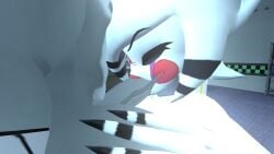 1boy 1girls 3d belyasnikov blowjob deepthroat fellatio female five_nights_at_freddy's fredina's_nightclub marie_(cally3d) straight