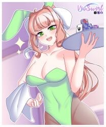 breasts doki_doki_literature_club female female_only looking_at_viewer monika_(doki_doki_literature_club) solo tagme vioswirl