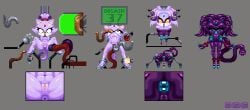 big_ass big_breasts big_lips big_tail blaze_the_cat brainwashing breasts close-up corruption donut_anus exkrill female goo goo_creature goo_transformation good_girl hypnosis hypnotic_eyes latex lipples mind_break mind_control pixel_art project_x_love_potion_disaster purple_body purple_skin pussy robot_tentacles robotic_arm shiny shiny_skin slave sprite tentacle