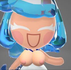 3d big_breasts cookie_run cookie_run_ovenbreak cookie_run_tower_of_adventure cream_soda_cookie paint_3d tagme