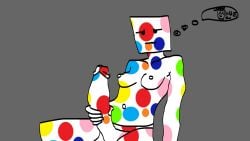 big_breasts futanari its_time_for_the large_penis masturbation object_shows polka_dot polka_dot_(itft) sexy thinking_about_sex vase_(itft)