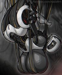 1girls ass big_ass big_breasts breasts butt female female_focus female_only giant_breasts giantess gigantic_breasts glados glados_(central_core) huge_breasts hyper hyper_breasts portal_(series) portal_2 robot robot_girl tagme yellow_eyes zzzhodazzz