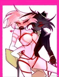 angel_dust_(hazbin_hotel) arackniss arackniss_(vivzmind) hazbin_hotel incest incest_(lore) sibling_(lore) sibling_incest siblings threesome