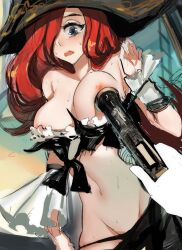 big_breasts breasts_out league_of_legends miss_fortune pd surprised sweating undressing