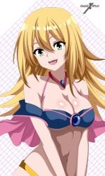 absurdres blonde_hair breasts dark_magician_girl female green_eyes highres indexryo large_breasts long_hair smile yu-gi-oh!