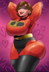 cilantropus elastigirl heat helen_parr mask milf sexy_pose the_incredibles thigh_boots thigh_high_boots tight_clothing