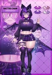 anime bat bat-chan battie battie-chan fledermaus goth hentai lewdtuber virtual_youtuber vtuber waifu