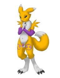 1boy anthro balls digimon fur male male_anthro male_only male_renamon nude penis renamon solo solo_male vladimir