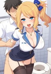 ai_generated anime_style big_ass big_breasts blonde_hair blue_eyes nenena pigtail uwusite